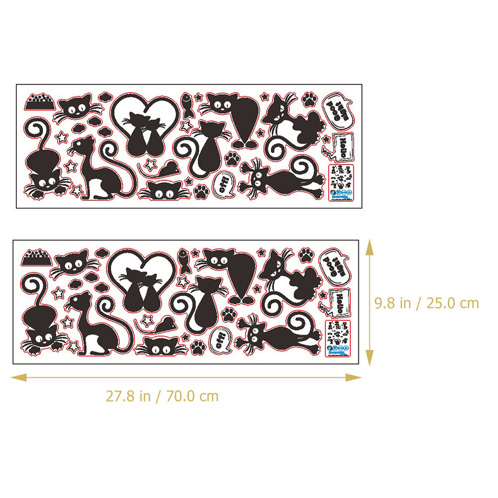 2 Листа Наклеек На Стену Декоративные Наклейки Для Телефона 70x25Cm