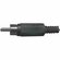 RP-405, штекер RCA на кабель черный