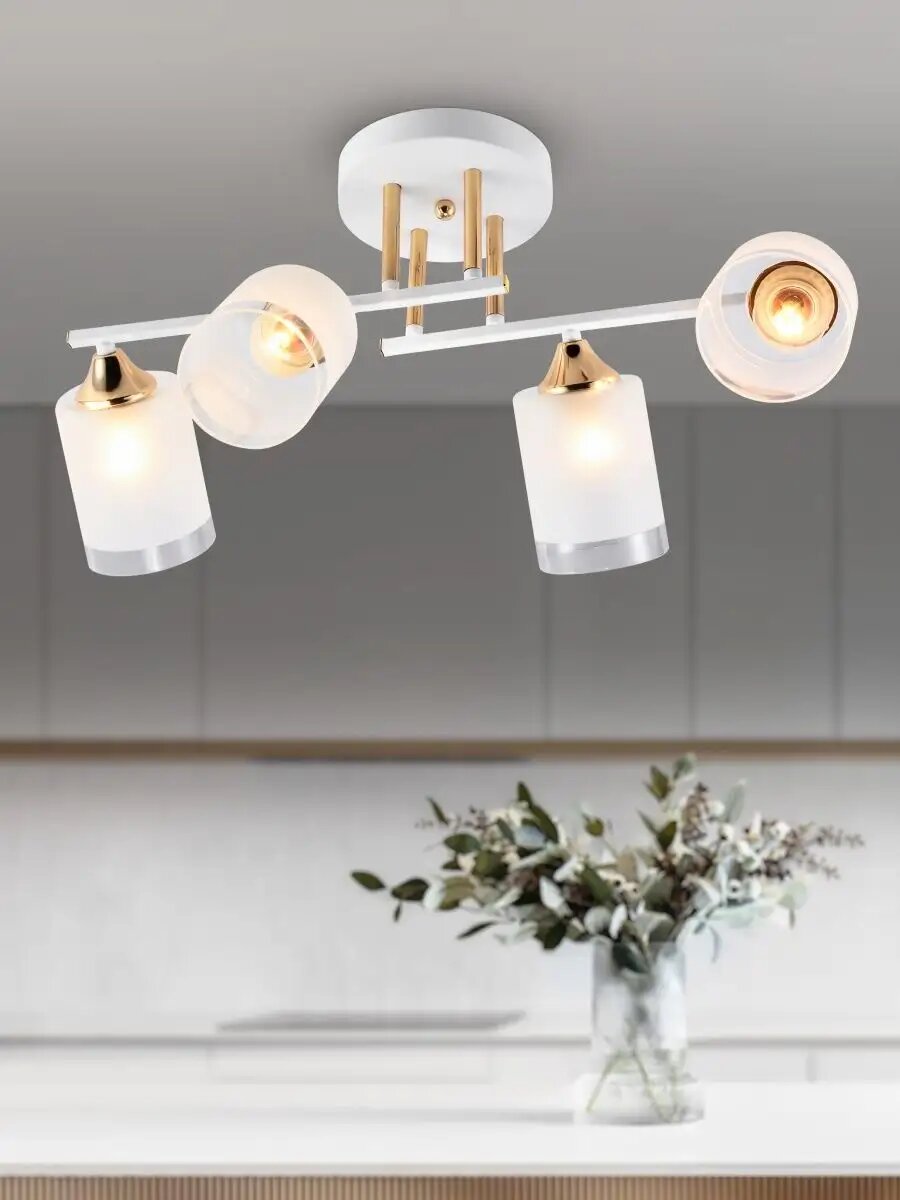 Люстра Rivoli Georgiana 9144-203 4 х Е27 60 Вт модерн