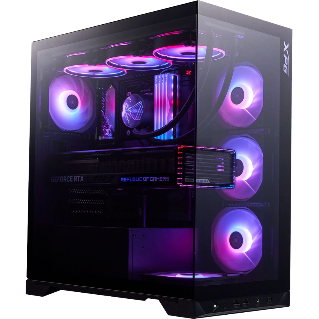 Компьютер GANSOR-3482674 Intel i7-13700KF 3.4 ГГц, Z790, 16Гб DDR5 6000 МГц, SSD M.2 250Гб, HDD 1Тб, RTX 4060 Ti 8Гб (NVIDIA GeForce), 700Вт, Full-Tower (Серия ADVANCED)