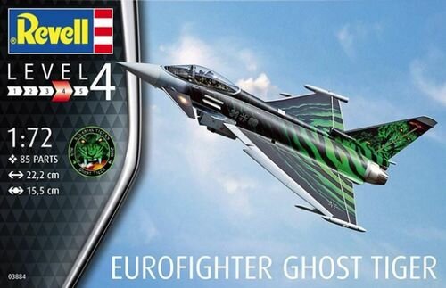 03884 Пластиковая сборная модель Многоцелевой истребитель Eurofighter "Ghost Tiger " Масштаб 1:72