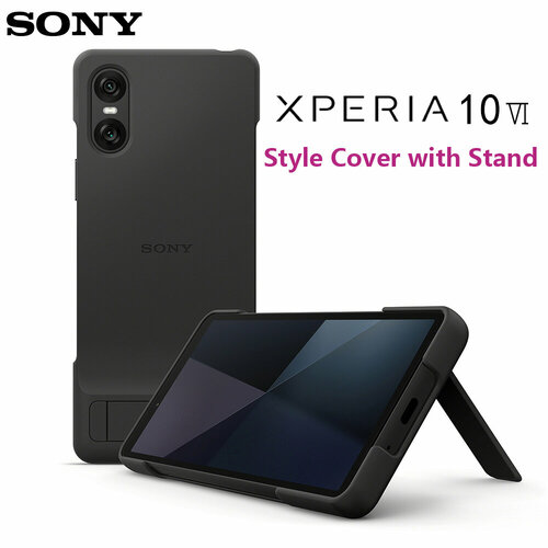 Чехлы SONY Official Case Original Style Cover With Stand for Xperia 10 VI XQZ-CBES Black 2970₽