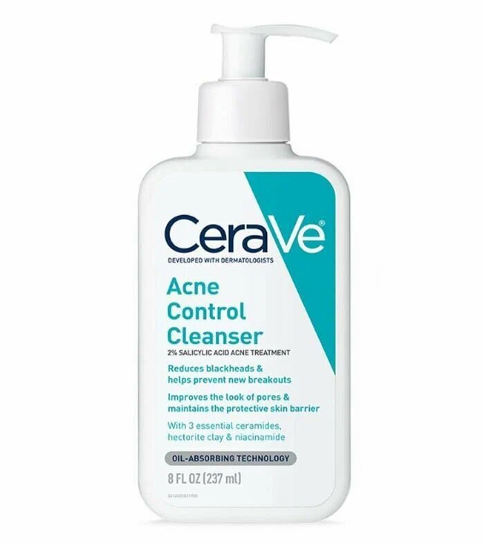 Средство для умывания против акне, черных точек и комедонов CeraVe Acne Control Cleanser, 237 мл