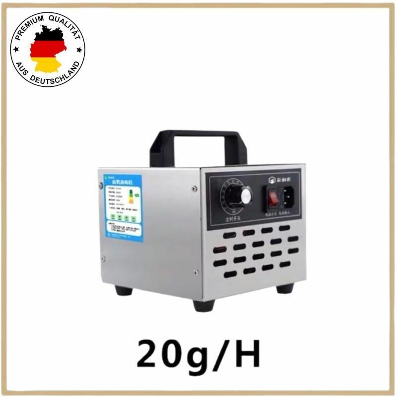 Озонатор промышленный портативный, очиститель воздуха с таймером Ozone Factor 20G 20 г/час, охват до 200 м2, генератор озона, воздухоочиститель дезинфектор, обеззараживатель -jua