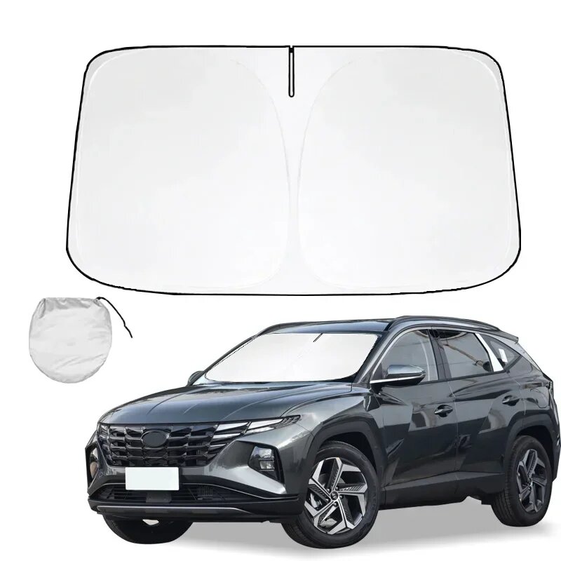 Солнцезащитный козырек на лобовое стекло для Hyundai Tucson 2015-2023 2024, защита от солнца на окно, складные блоки, УФ-лучи, сохраняйте кулер вашего автомобиля, For Hyundai Tucson