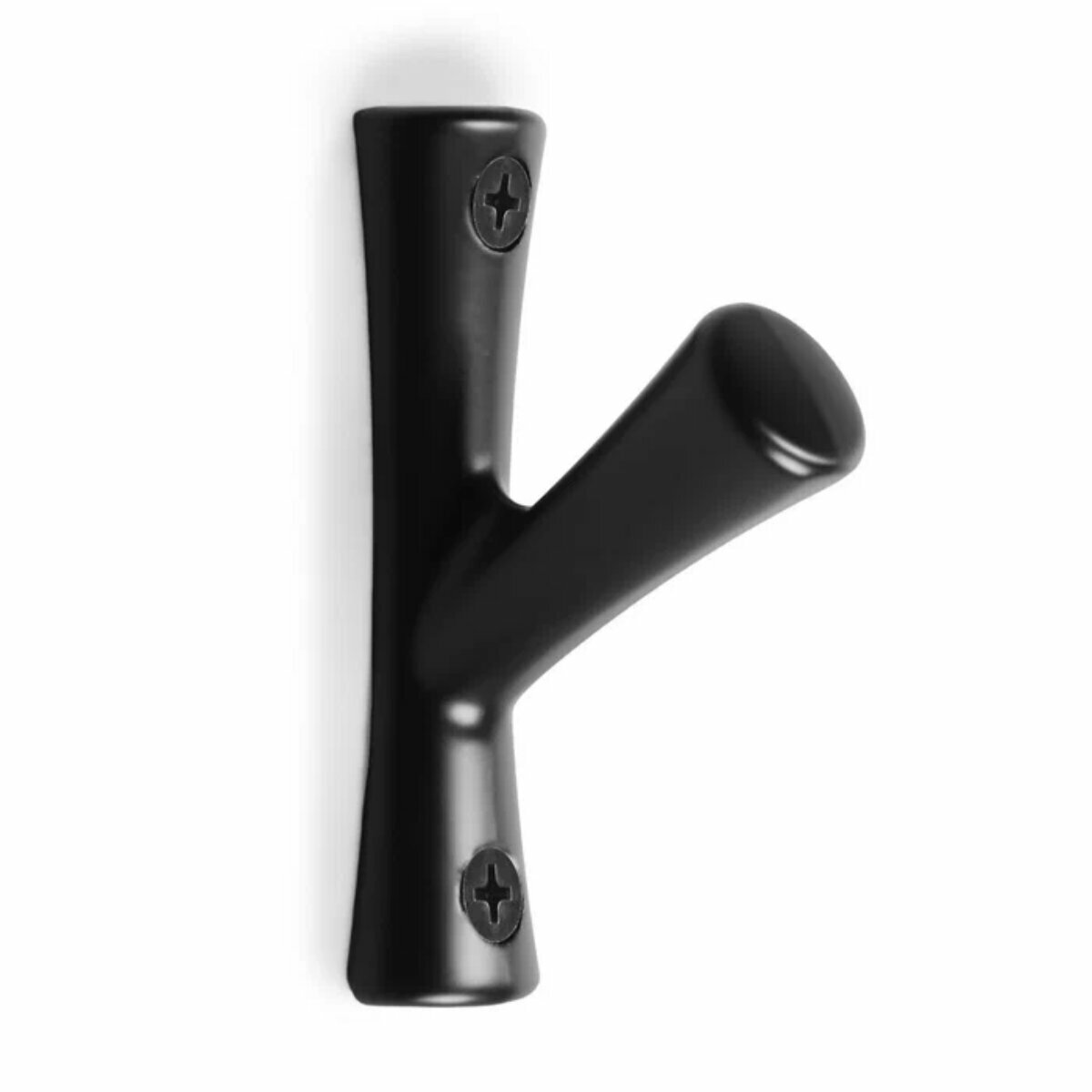 Крючок мебельный CAPPIO BRANCH однорожковый цвет черный 1 шт.