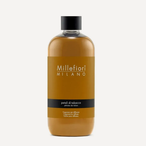 Изображение товара Аромат для диффузора (рефилл) Millefiori Milanо NATURA "Листья табака/PETALI DI TABACCO", 250мл.