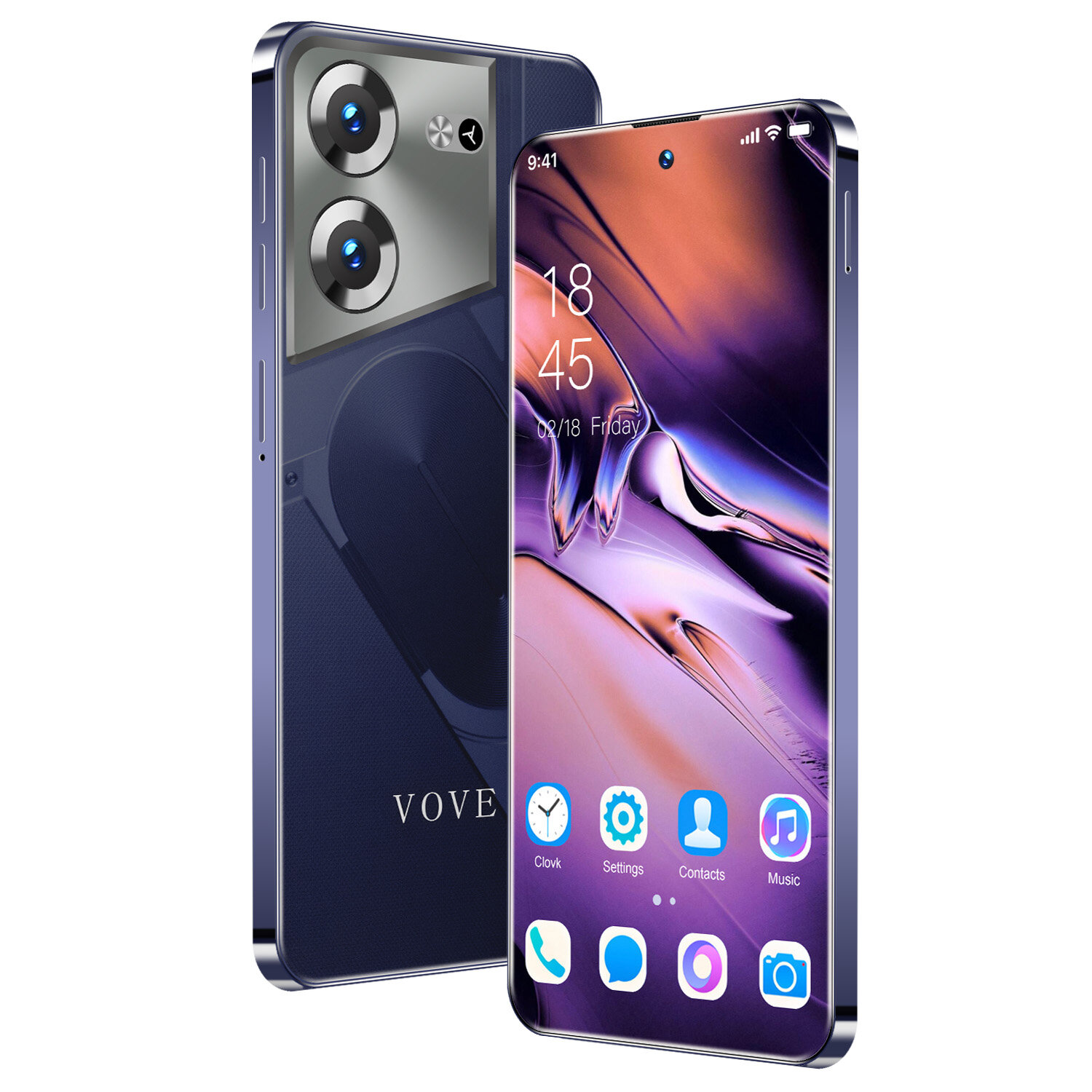 Смартфон POVA 5 Pro ，16+512 ГБ, Android 14, 8-ядерный процессор, 6,78-дюймовый экран, 5G-смартфон+ наушники