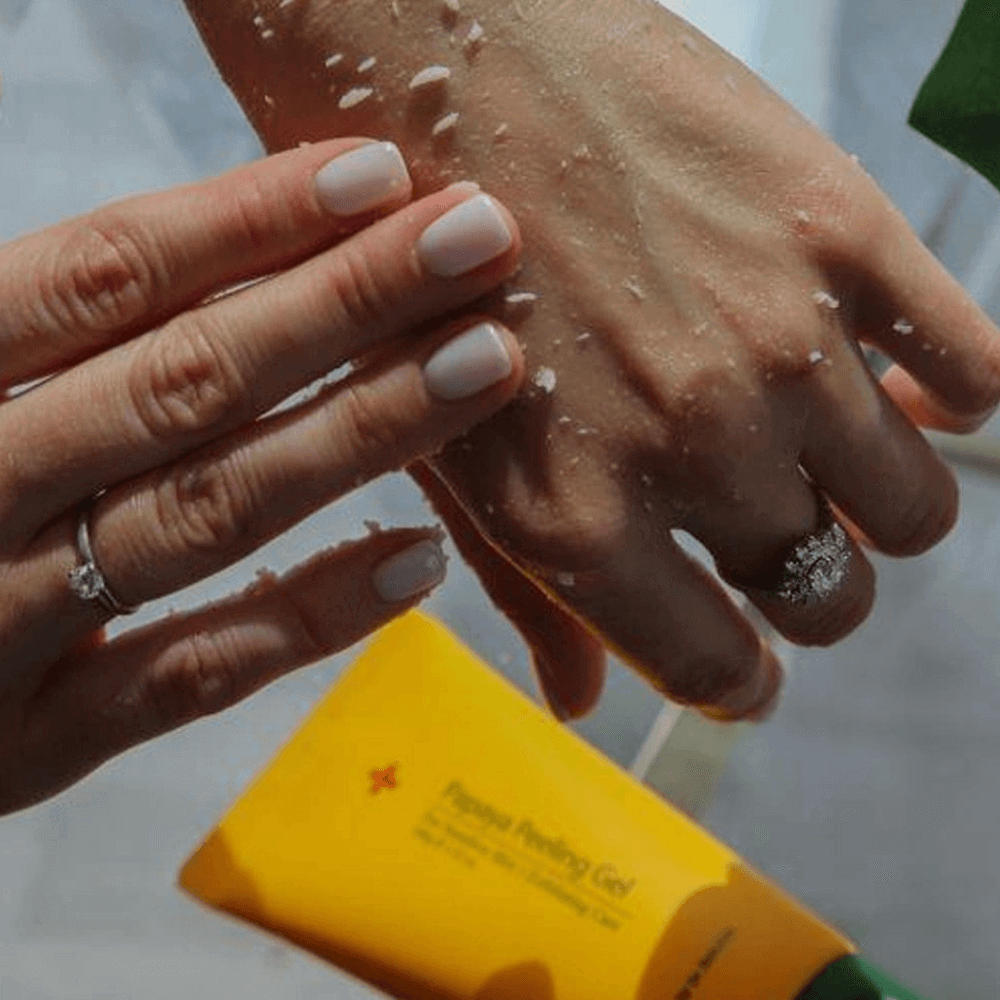 Энзимный пилинг-гель с PHA-кислотой Cu skin Dr.Solution Papaya Peeling Gel — фото 1