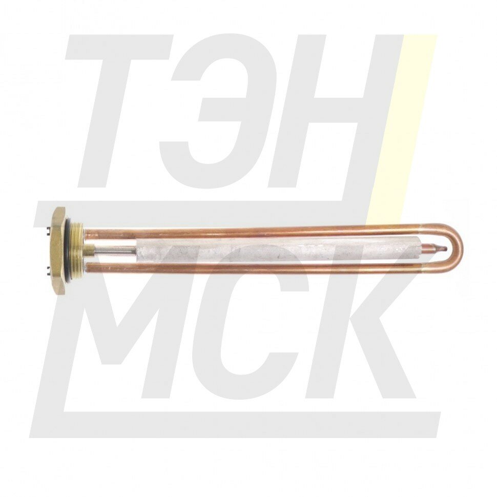 Комплект ТЭН 15 кВт (1500 Вт) RDT резьбовой 42 мм для Ariston De Luxe Real Thermex + прокладка + анод М6 20791