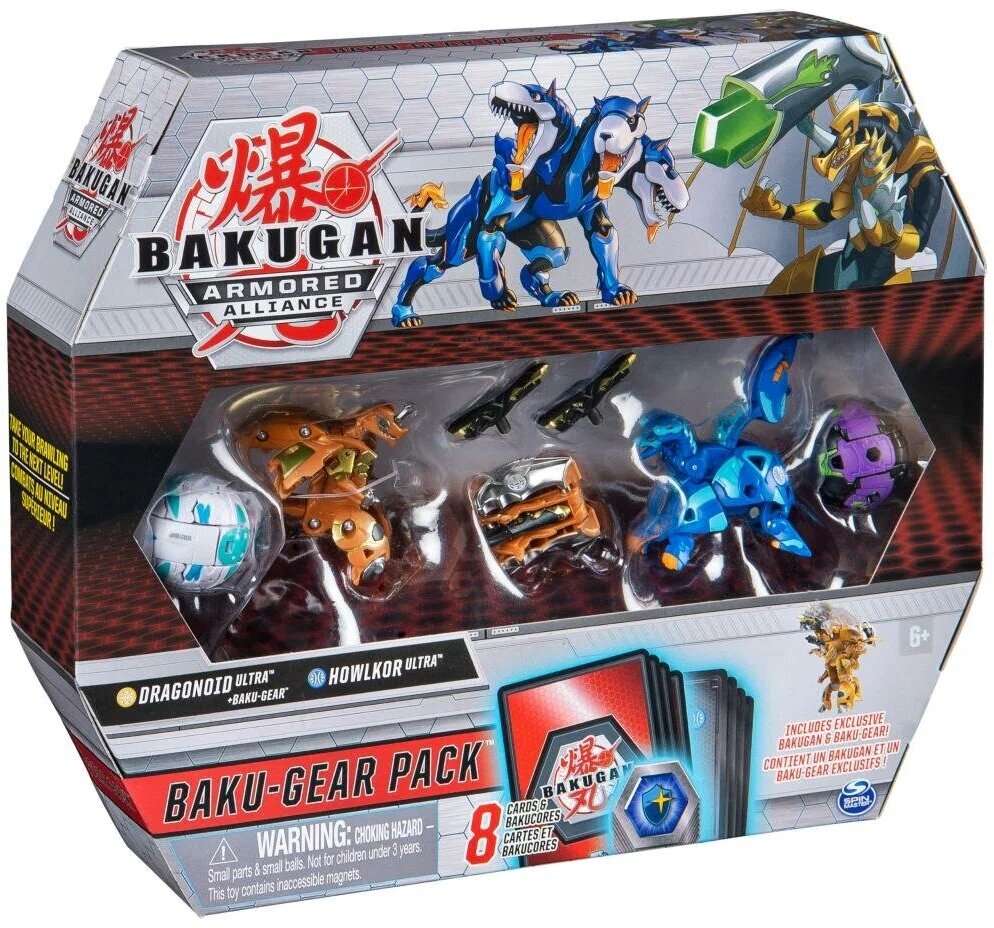 Фигурка-трансформер Baku-Gear Pack Dragonoid+Howlkor+Pegatrix+Hydorous 6059464/20122678