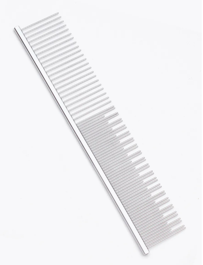 Гребень для груминга MOON комбинированный 20 см C7814 расческа для собак