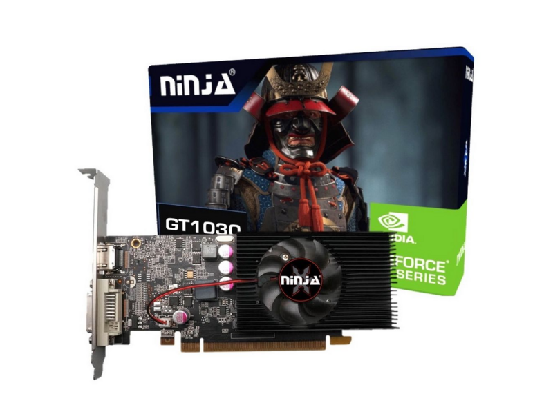 Видеокарта GT1030 4GB 64bit DDR4 DVI HDMI 1FAN LP RTL