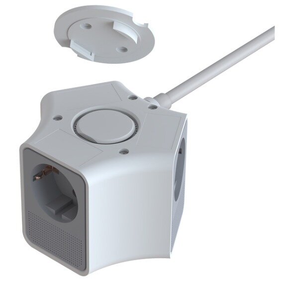 Удлинитель электрический Ritmix RM-231C White — фото 1