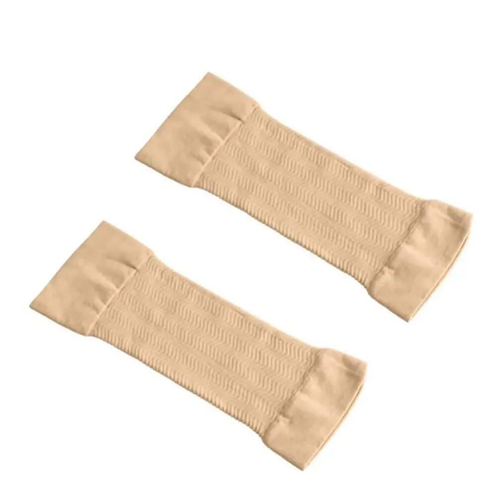 1 пара, эластичный компрессионный бандаж для локтя, впитывающий пот, Бежевый, standard-khaki arm