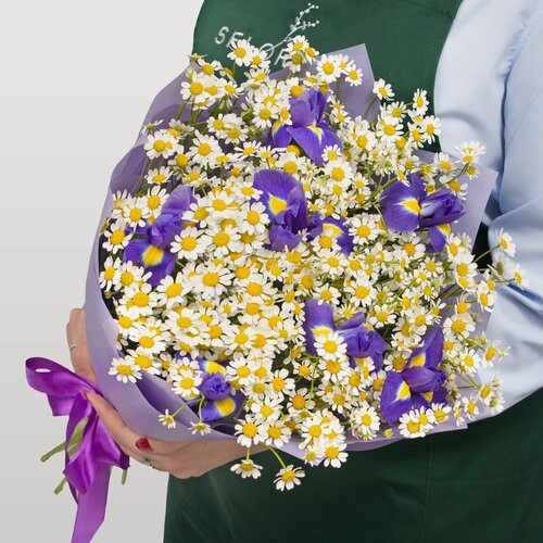Изображение товара Букет STUDIO FLORISTIC "Русское поле", ассорти, высота 38см, 19 цветов