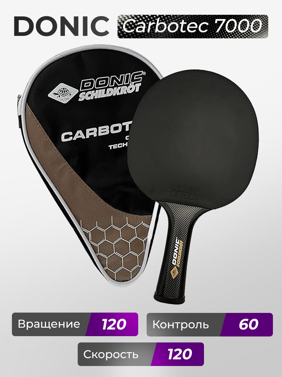 Ракетка DONIC Carbotec 7000 (с чехлом)