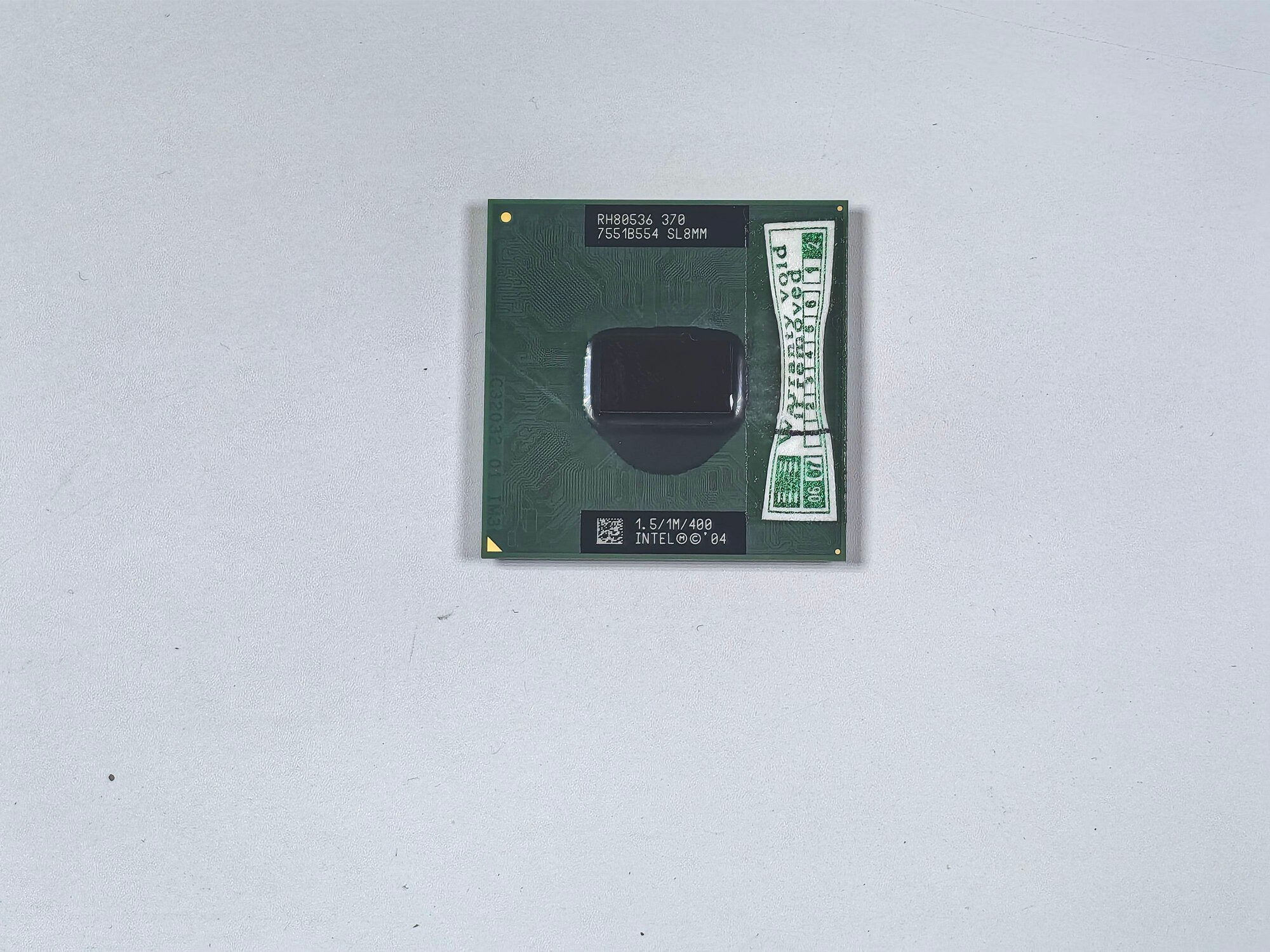 Процессор ноутбука Intel Celeron M 370 (SL8MM, 1M cache, 1.50 GHz)
