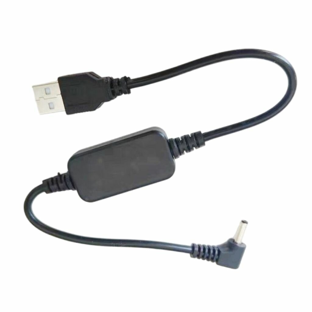 Кабель питания USB 2.0-DC3.5x1.35mm 12V для электронных устройств 35см