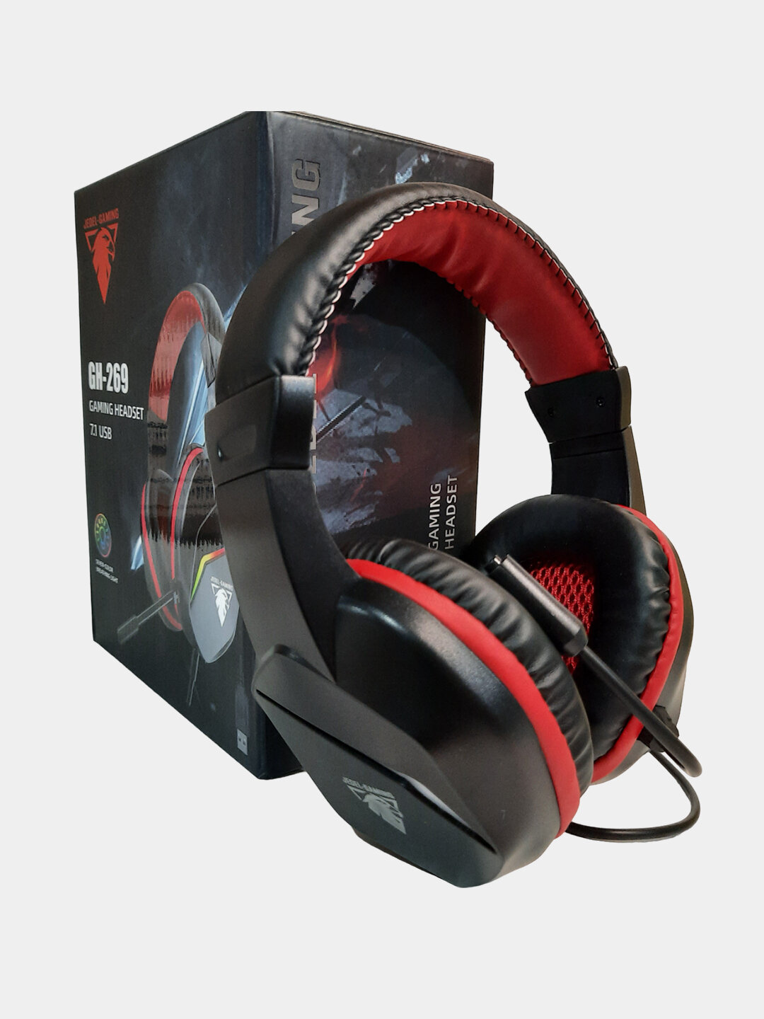 Игровые проводные наушники Jedel GH269, с микрофоном, 7.1 usb