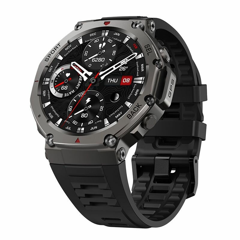 Спортивные часы Смарт- Amazfit T-Rex 3 A2323, цвет черный