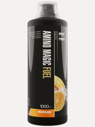 Изображение товара Аминокислотный комплекс Maxler Amino Magic Fuel - 1000 мл, апельсин