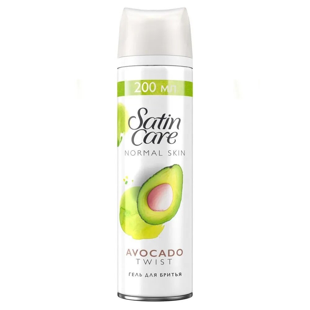 Гели Для Бритья Гель для бритья женский, Satin Care, Avocado Twist, Увлажняющий, 200 мл, 50012075