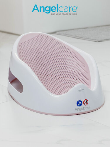 Изображение товара Лежак-горка для купания новорожденных детей Angelcare Bath Support, светло-розовый