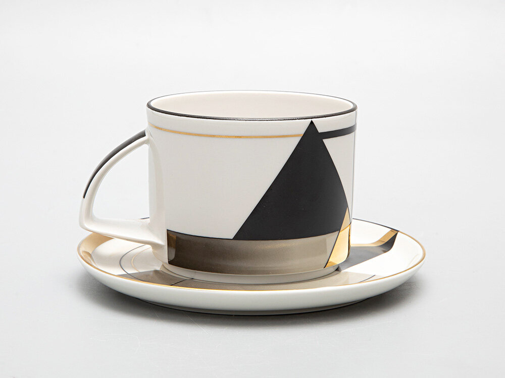 Чайная пара "Проект 2 " форма Баланс, 280 мл. , Императорский фарфоровый завод — фото 1