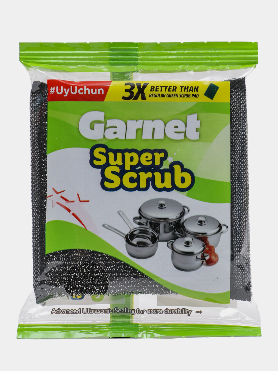 Garnet Super Scrub – мощная губка для мытья кастрюль и сковородок