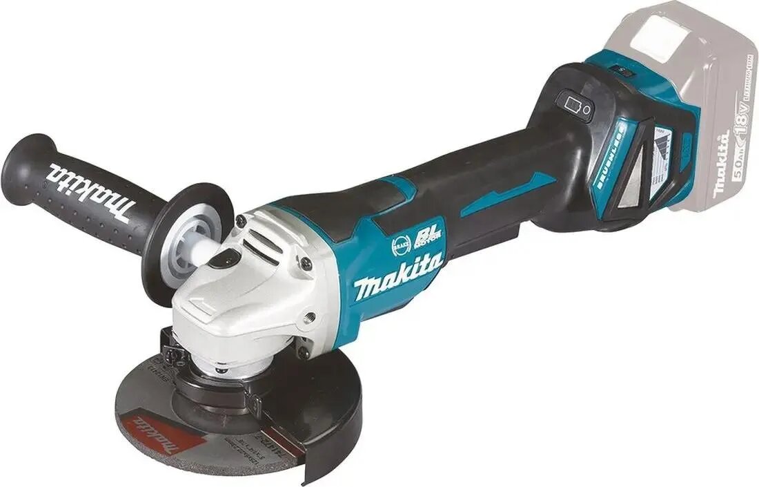 Угловая шлифмашина Makita DGA517Z аккумуляторная без АКБ без ЗУ
