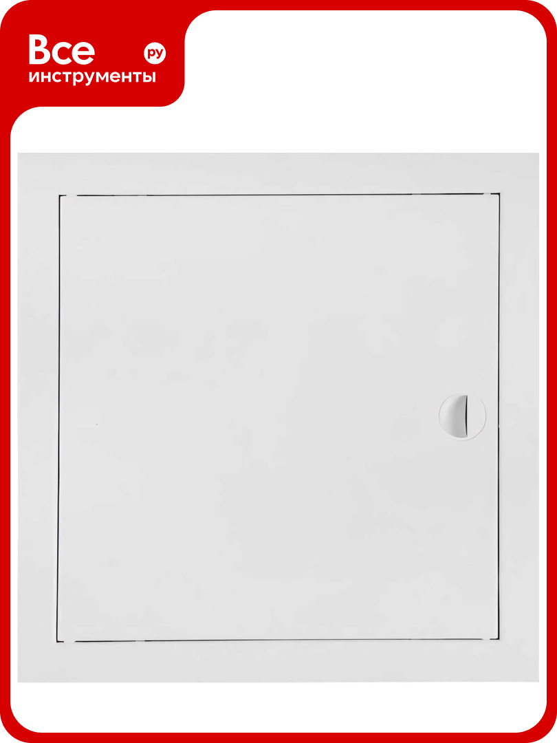 Ревизионный люк с ручкой TDM 150х150 белый SQ1807-0420