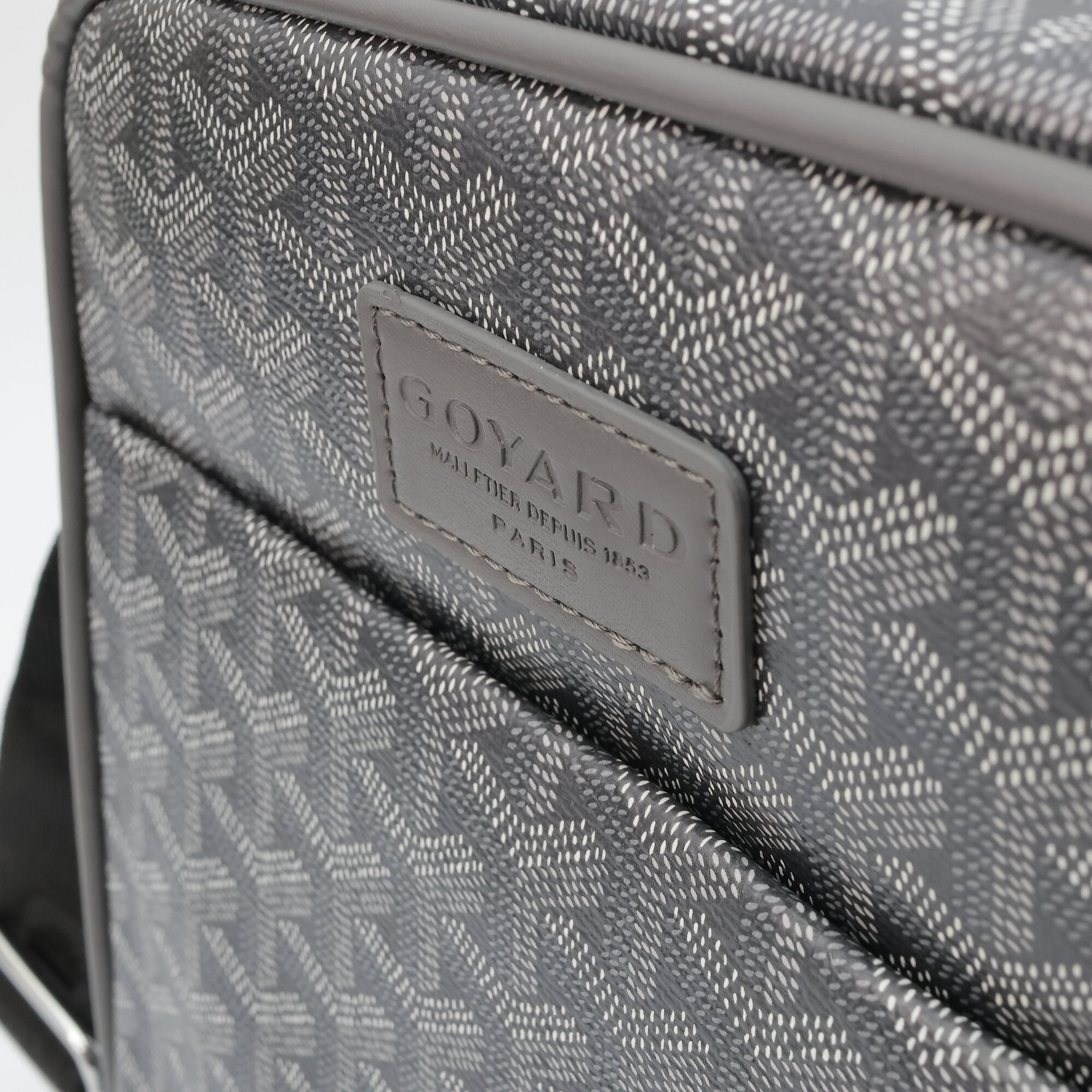 Сумка кросс-боди , фактура рельефная, grey — фото 1