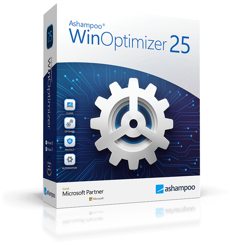Электронный ключ Ashampoo WinOptimizer 25 / Бессрочная лицензия / Ускорение ПК