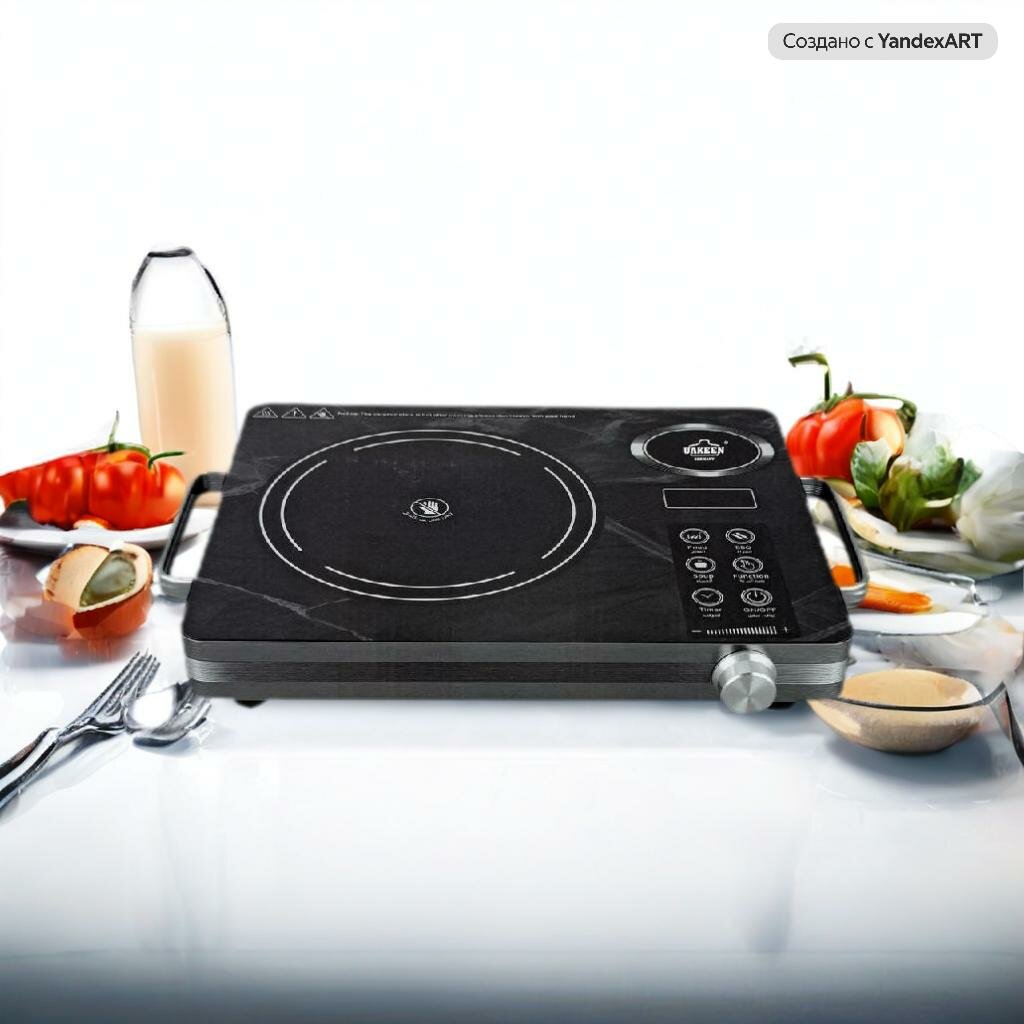 Мини-печь UAKEEN ZL-2603, инфракрасная, 3 режима, до 2400Вт, черная