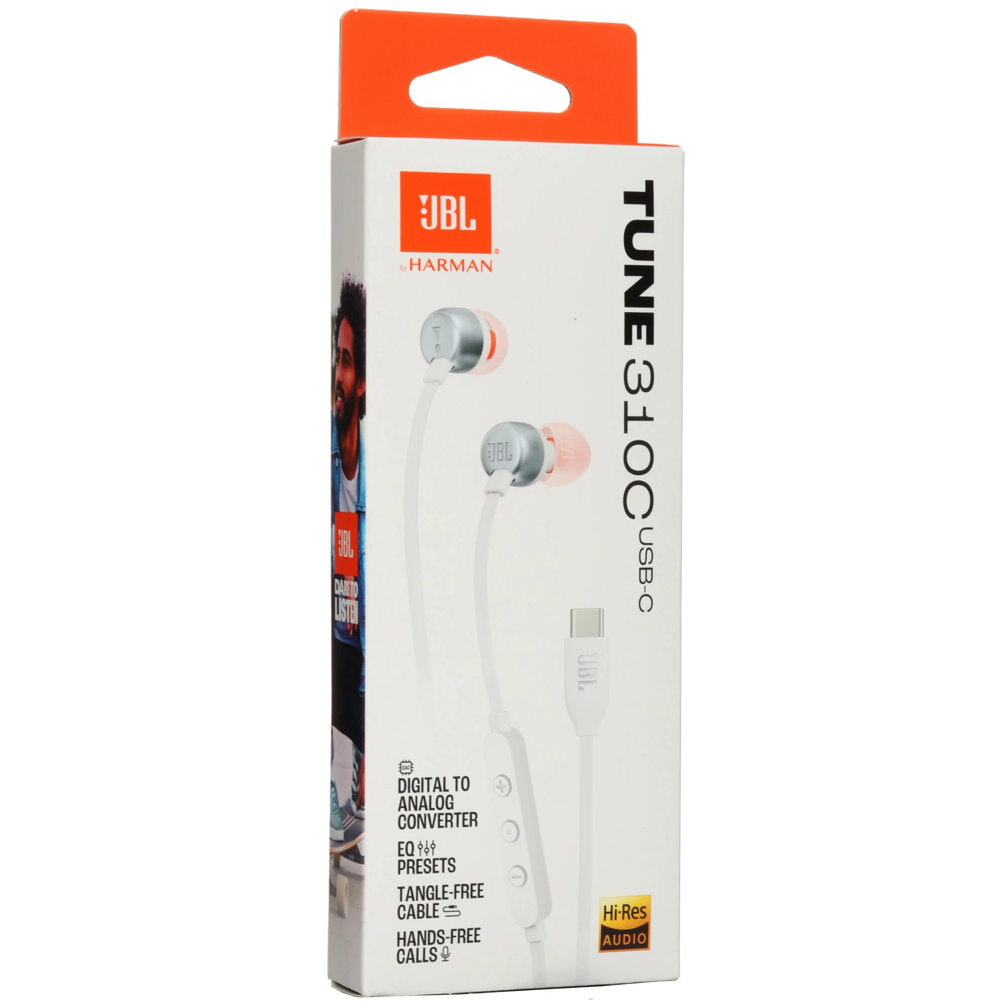 Наушники JBL Tune 310C USB Type-C White ( JBLT310CWHT)