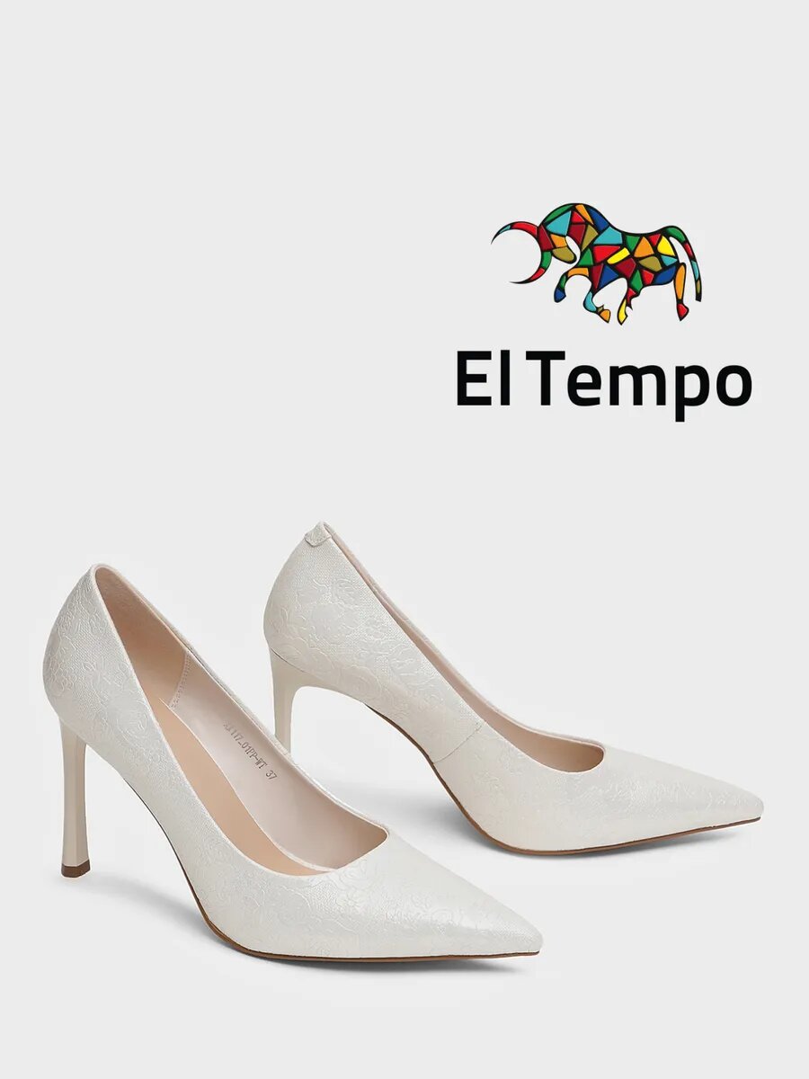 Туфли El Tempo, размер 40, белый,