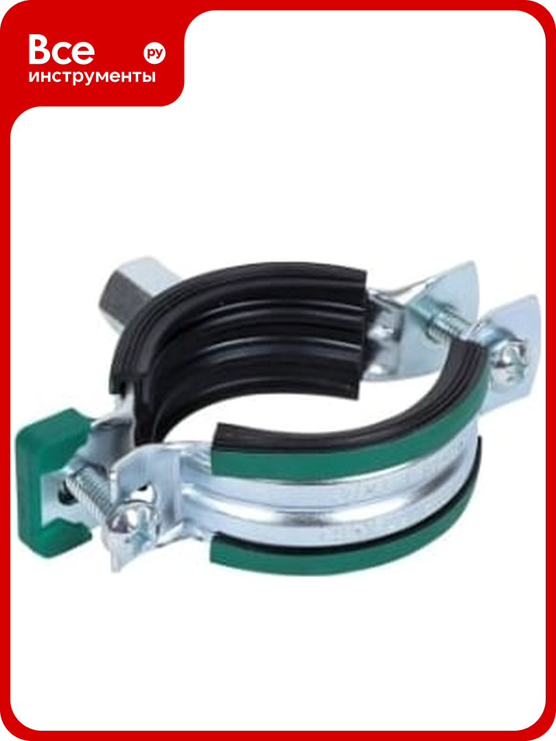 Оцинкованный хомут Walraven BIS  KSB2  M8 10  20 23 мм  с epdm 3396023