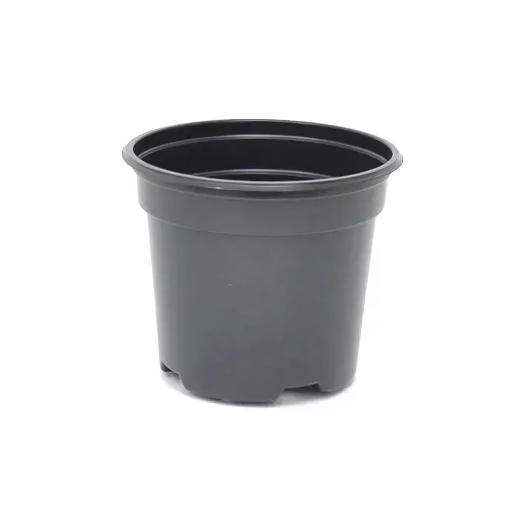 Горшок для рассады пластиковый черный 10×76 см с дренажными отверстиями Агроком