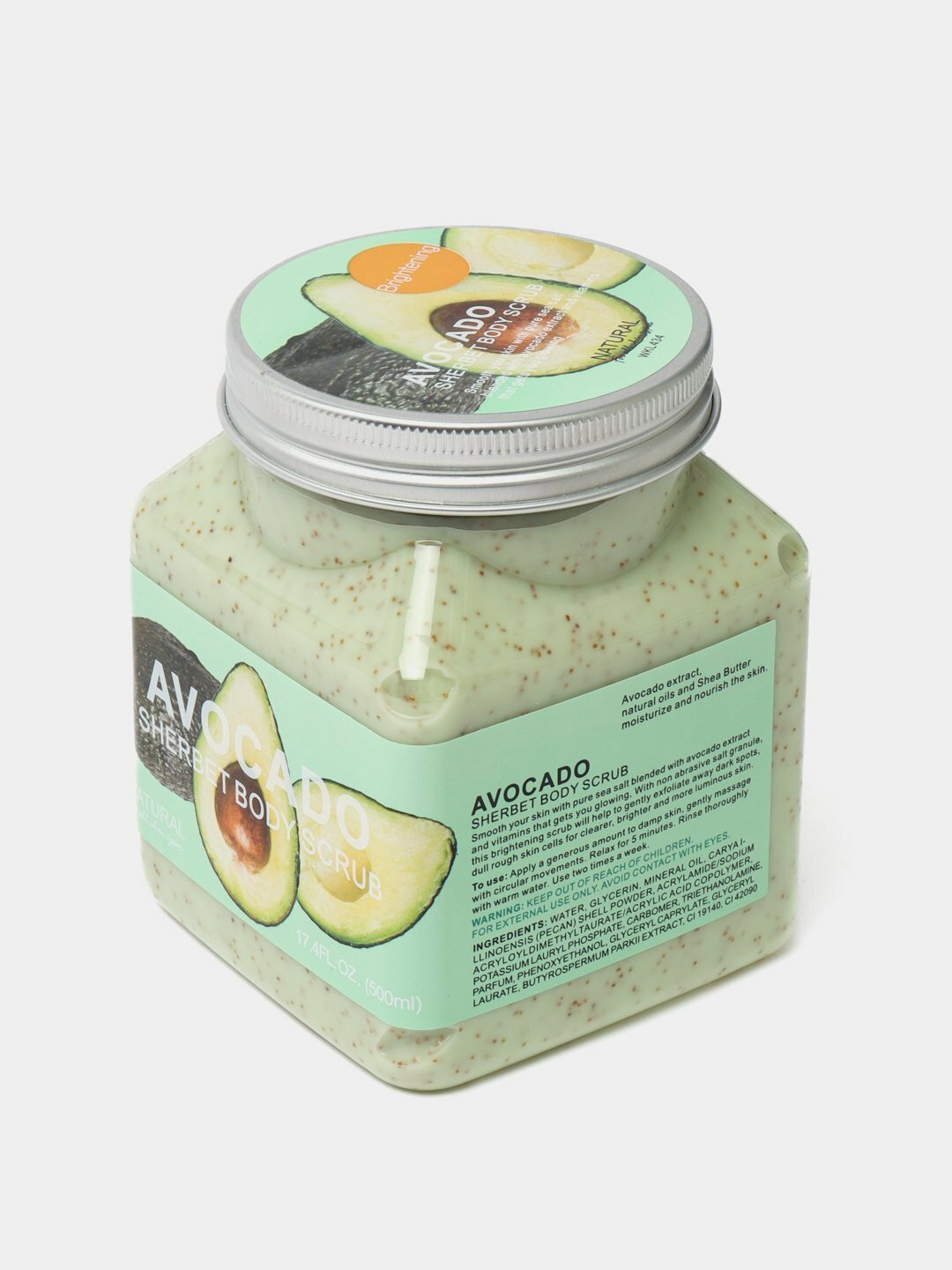 Скраб для тела и лица, очищающий пилинг Wokali Sherbet Body Scrub, 500 мл — фото 1