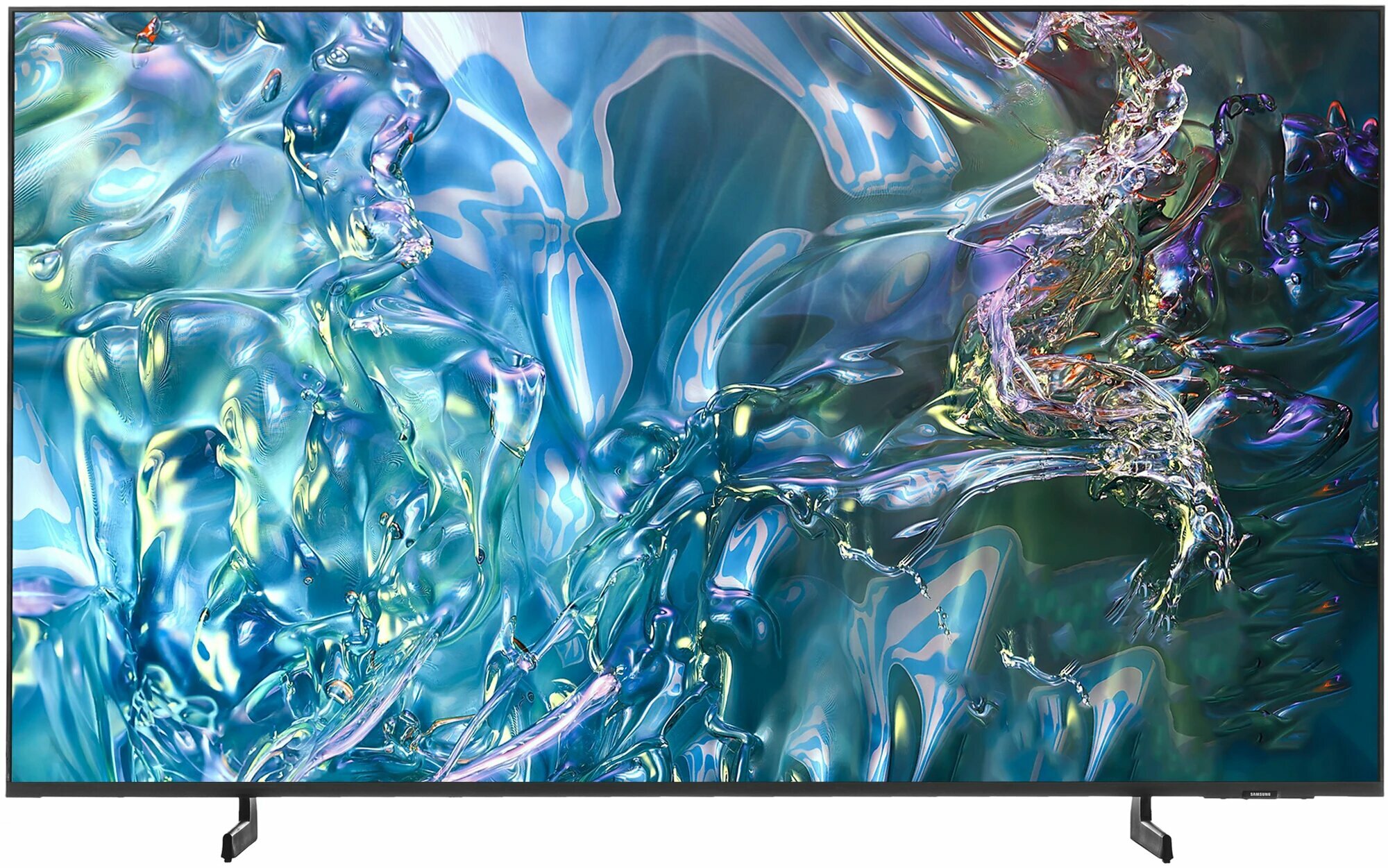 50" (125 см) Телевизор Samsung QE50Q60DAUXRU, серый (Edge LED, Dual LED, QLED, 4K UltraHD, Wi-Fi, 60 Гц, Tizen)