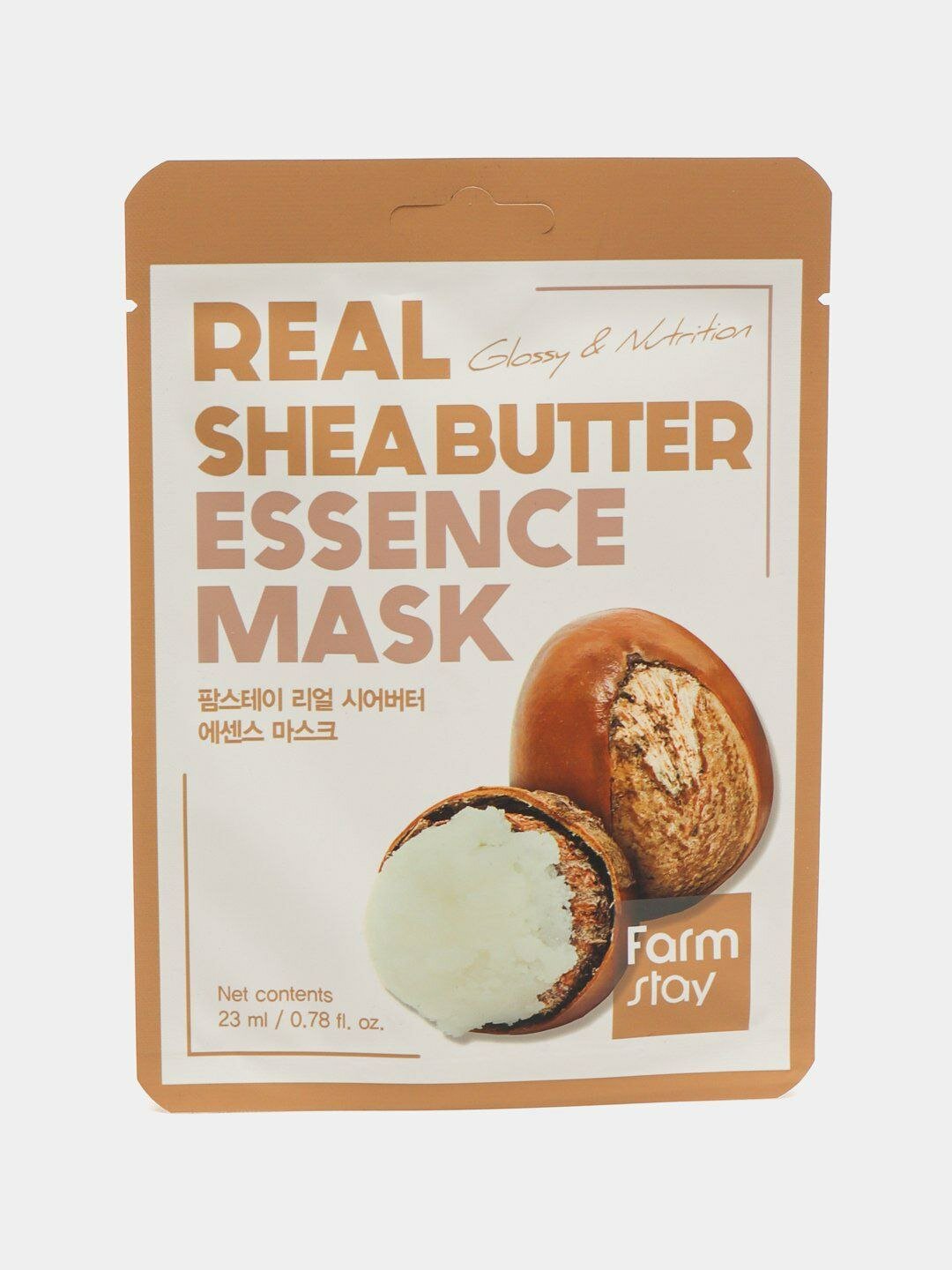 Маска тканевая FaramStay, Real Shea Butter Essence, восстанавливающая