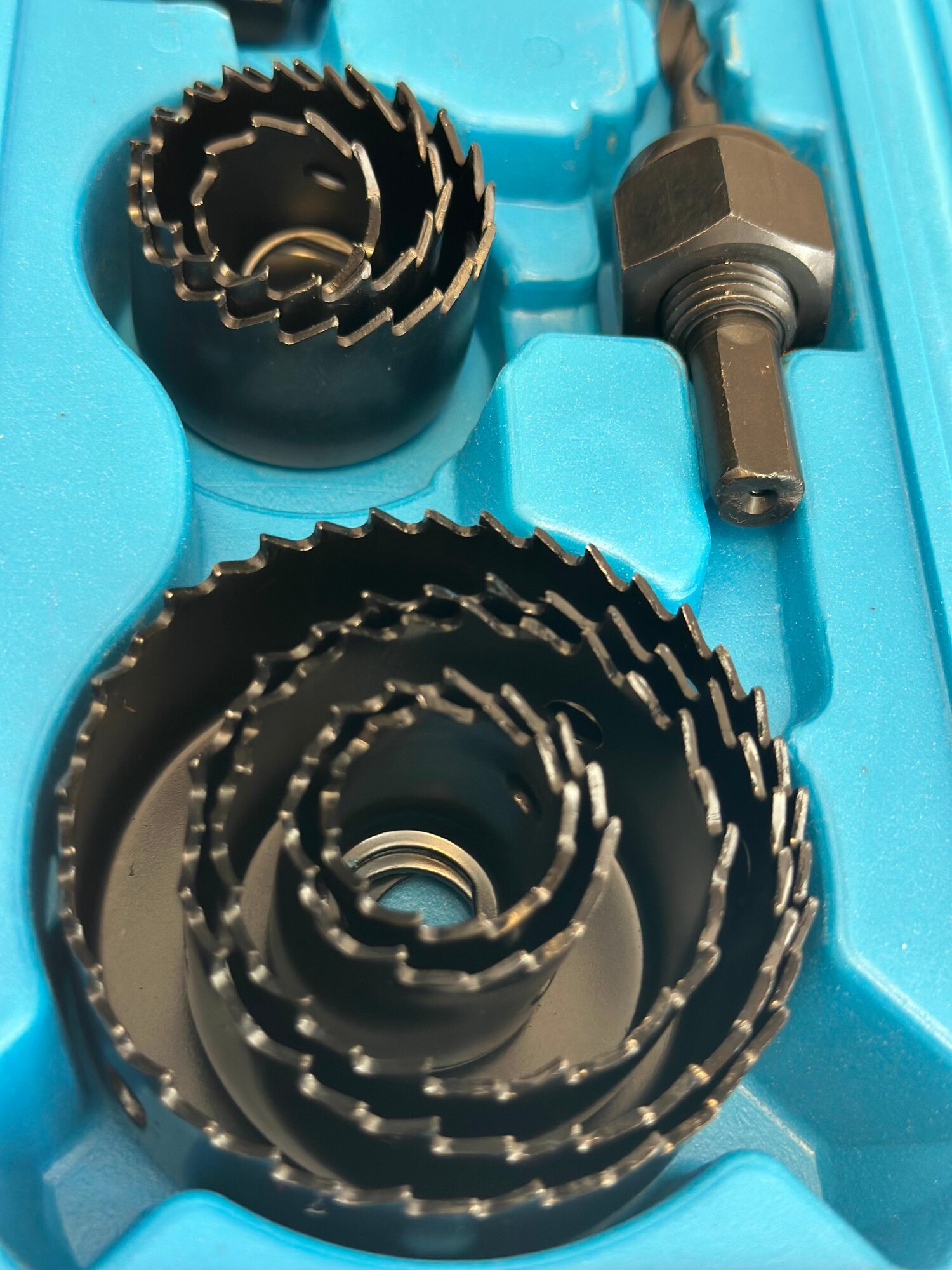 Набор коронок по дереву 11 предметов 19-64мм