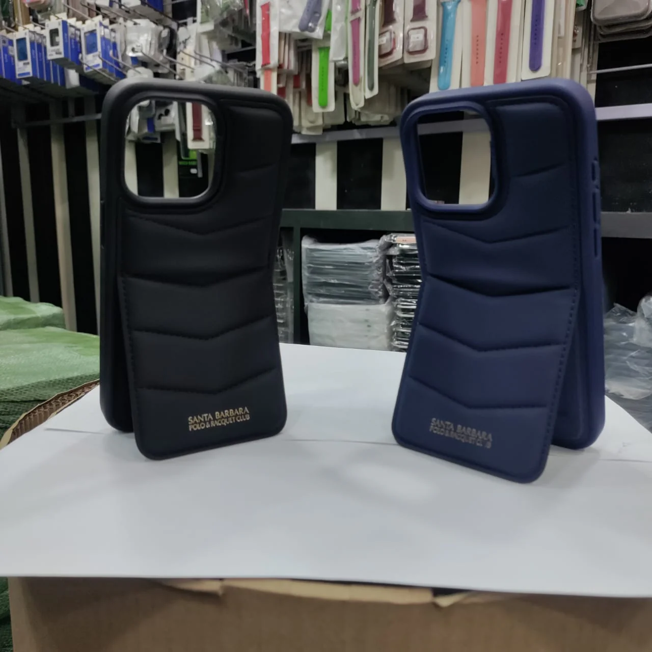 Чехол Santa Barbara Polo, для iPhone 15 Pro, защита, PU-кожа, элитный, классический дизайн — фото 1