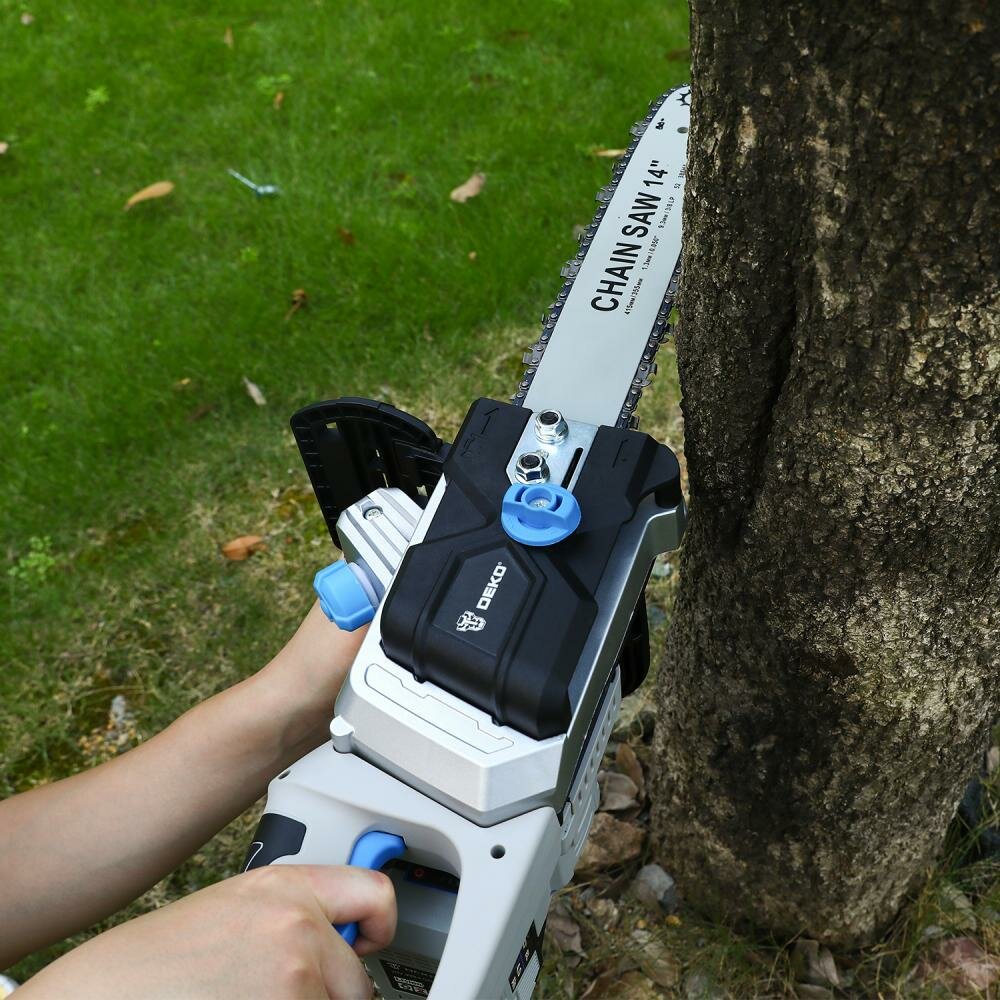 Обзор: Пила цепная аккумуляторная бесщеточная в кейсе DEKO DKCHS 40 PRO 14