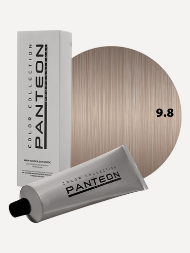 Изображение товара Стойкая крем краска для волос Пантеон Panteon 100 мл - PANTEON 9.8 Светлый блондин перламутровый