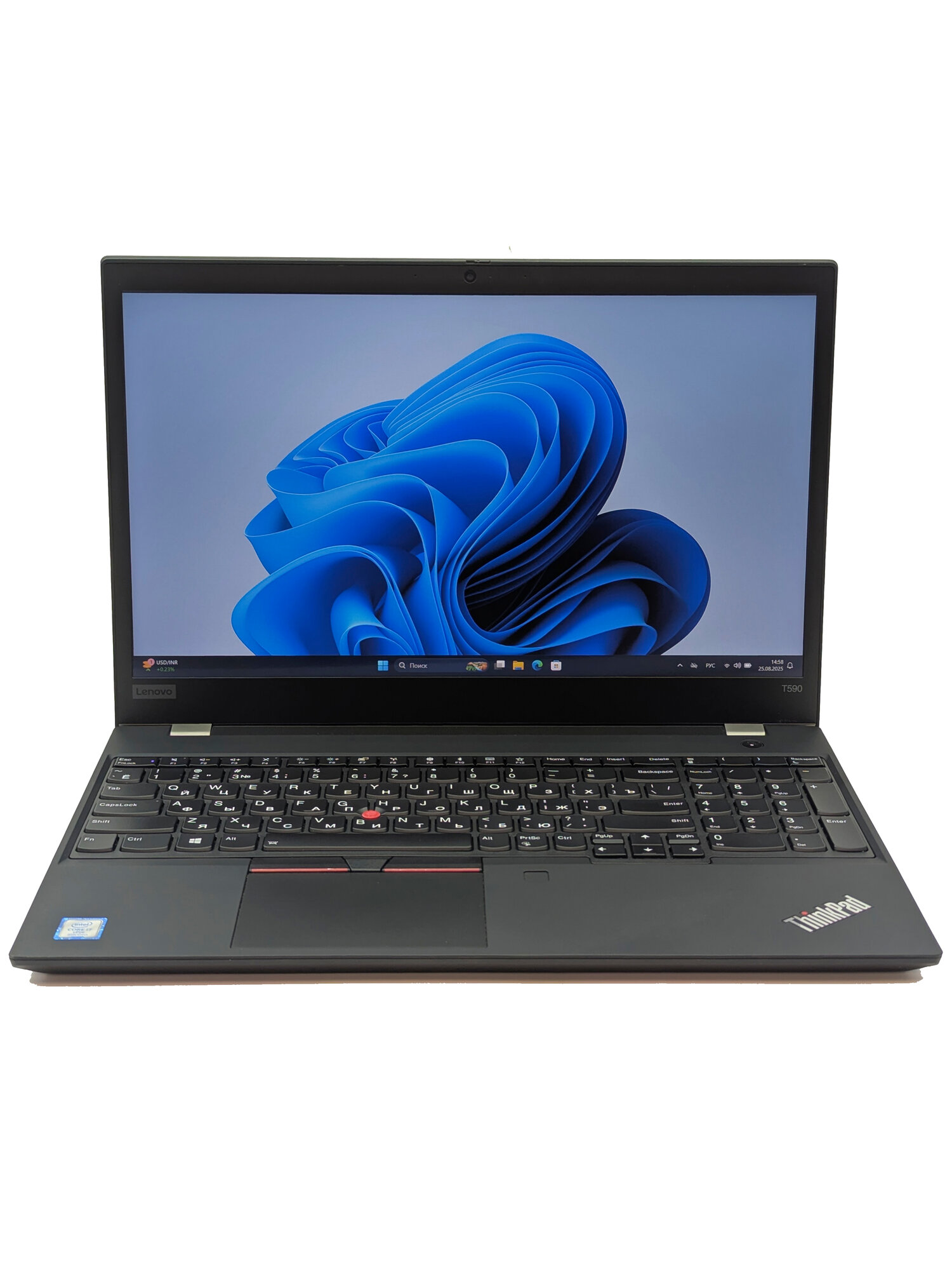 Ноутбук Lenovo ThinkPad T590, i5-8265U, 16 GB RAM, 512 GB SSD, 15.6" FullHD IРS, Windows 11 Pro