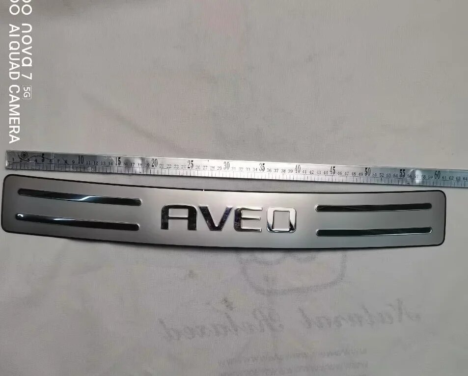 Автомобильные аксессуары для Chevrolet Sonic/Aveo 2007-2013 защита порога заднего бампера накладка на порог багажника накладка на порог автомобильные наклейки 4dr Sedan 61CM