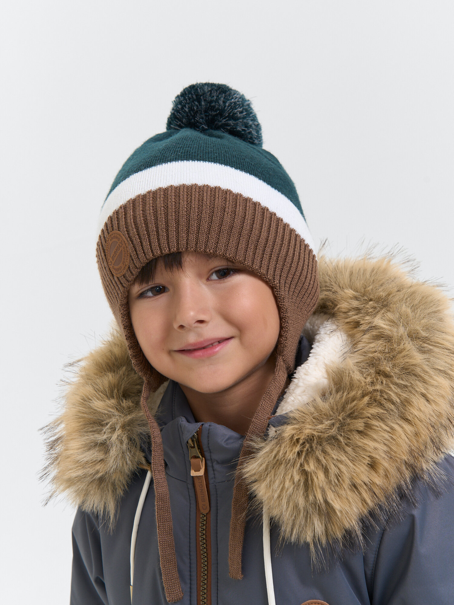 Шапка BUNGLY для детей размер 50-52 малахит