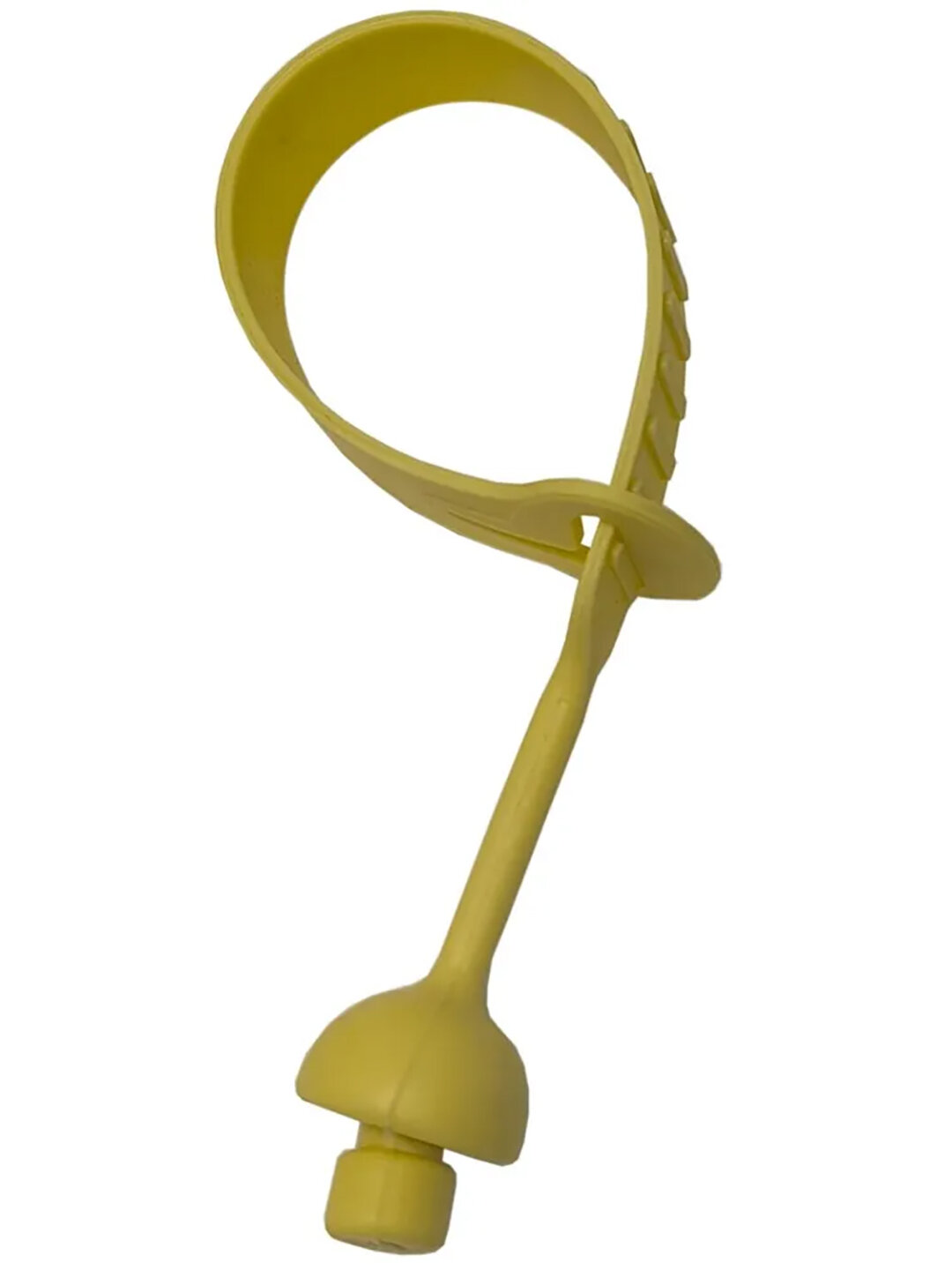 Ручка для унитаза, желтый , силикон — фото 1